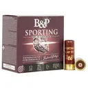 B&P Sporting Clay 12 Gauge 2.75\" 1 1/8 oz #8 Lead Shot 25 Rounds Brass Case - Fiocchi Ammunition