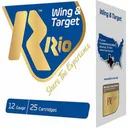 Rio Wing & Target 12 Gauge 2.75\" 1 oz #7.5 Shot 25 Rounds Lead Case WT2875 8435101618830 - Rio Ammo