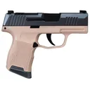 Sig Sauer/Shark Coast Tactical P365 9x19mm, Optic Ready, Compact \"Peach Fuzz\" Pistol - 3.1\" Barrel, 10+1 Capacity, Pink Frame/Blue Slide - 300226040022 - Shark Coast Tactical
