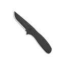 Outdoor Edge VX230B Razor VX2 EDC 3\" Folding Plain Black Oxide 420J2 SS Blade, Black Textured G10 Handle - Outdoor Edge Knives