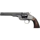 Cimarron Model No. 3 Schofield CA852 Revolver, .44-40 Win, 7\" Barrel, 6-Rd, Top-Break, Blued, Walnut Grips. - Cimarron