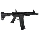 ATI Alpha Maxx Semi-Automatic AR-15 Pistol, 5.56 Nato, 7.5\" Bbl, M-LOK Handguard,1-30 & 1- 60 Rd Mag, Flip-Up Sights, Adj Brace, Black - ATIGAX5567ML60 - American Tactical Imports