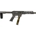 Freedom Ordnance FX9P8SBM FX-9 31+1 8\" Black Nitride Steel Barrel, M-LOK Handguards, Black Anodized Aluminum Picatinny Rail Receiver, Black SB Mini Brace, AR15 Grip - Freedom Ordnance