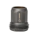 JK Armament Saiga 195 Muzzle Device, Firearm Parts, 12 Gauge, M22x0.75 Threads, 17-4 Stainless, Black. - Jk Armament