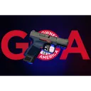 Canik Mete MC9 GOA Limited Edition Micro Compact 9mm Pistol, 15+1,3.18\" Bbl, Optic Ready, Full Accessory Pkg, GOA Edition, HG7620GOA-N - Canik