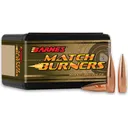 Barnes Bullets 32050 Match Burners 22Cal 77 GR Match Burners Boat Tail 100 Per Box/10 Case - Barnes Bullets