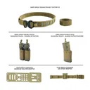 GBRS Group Assaulter Belt Bundle - Includes Inner/Outer Belt, 1 Rifle Mag Pouch, Double Pistol Mag Pouch, True North Concepts Adapter w/ Leg Strap - COYOTE - GBRS Group