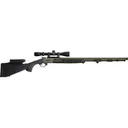 Traditions R53-74660450 Pursuit XT Pro w/Scope Tungsten Cerakote 26\" Fluted/Threaded w/VAPR Twist Barrel, Black Adj Cheek Piece & LOP Synthetic Stock, 3.5-10x44mm Duplex - Traditions Firearms