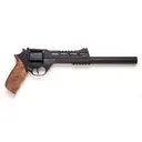 Chiappa Rhino 120DS 340.338 Revolver, .357 Magnum/.38 Special, 12\" Barrel, 6 Rd, DA/SA, Black, Adjustable Fiber Optic Sights, Low Bore Axis - Chiappa