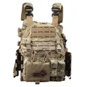 Guard Dog Body Armor- CAIRO Premium Plate Carrier + Includes LEVEL 3A Flexible Body Armor Plates- Green Camouflage - Guard Dog Body Armor