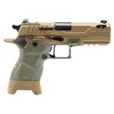 OA Defense 2311 Compact Pro Plus Kit OA2311CPROPLSHDSPRT17 Pistol 9mm 4.25\" 17+1 SAO Optics-Ready Ported Barrel Sage Grip. - Oa Defense