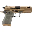 OA Defense 2311 Compact Pro OA2311CPROKITHDSPRT15 Pistol 9mm 4.25\" 15+1 SAO Ported Barrel Optics-Ready Sage Grip - Oa Defense