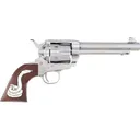Cimarron Frontier Man With No Name PP401WSSI01 Revolver .357 Magnum/.38 Special 5.5\" 6rd SAO Nickel Silver Snake Inlay Wood Grip - Cimarron