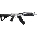 Century Arms VSKA Draco Pistol HG6501-N, Pistol, 7.62x39, 10.5\" Barrel, 30rd, Semi-Auto, Distressed White, Magpul BTR Brace - Century Arms