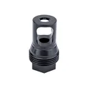 KGM Suppressors R50T Taper Muzzle Brake, Firearm Parts, Steel, Black Nitride, 3/4\"x24 Threads[A-TMB-S-3]. - Kgm Technologies