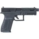 Puma APM9MFSPBLK P9x19 Compact Frame 15+1 4.50\" Black Threaded Barrel, Optics Ready/Serrated Steel Slide, Black Polymer Frame w/Accessory Rail, Black Grip - Legacy Sports