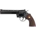 Colt ZPYTHONBP6WTS Python .357 Magnum 6\" Barrel 6rd Revolver, Blued W/ Walnut Colt Medallion Grips - Minor Cosmetic Blem - Colt Defense