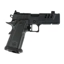 Military Armament Corporation MAC9DS-COMP, AOS Optic System, 4.25\" Comp Barrel, 2-17rd Mags, Double Stack 1911, Semi-Auto Pistol, Black 12500015 - Military Armament Corporation