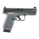 Ruger 19401 RXM 9mm 10+1 4\" Black FNC Nitride Alloy Barrel, Black FNC Nitride Optic Ready/Serrated Alloy Slide, Stealth Gray Polymer Frame w/Accessory Rail, Textured Grip - Ruger