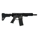 ATI Alpha Maxx Semi-Automatic AR-15 Pistol 8.5\" Barrel, M-LOK Handguard, 30 Round Magazine, Flip-Up Sights, Brace, Black, .300 Blackout - ATIGAX3007ML - American Tactical Imports