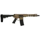 Wise Arms WA-15B 10.5-300-SBA3-FDE Pistol, 300 AAC Blackout, 10.5\" Barrel, 30+1, Semi-Auto, FDE, SBA3 Brace, Billet Receiver - Wise