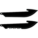 Outdoor Edge RRC25K6C 2.5\" Carry Drop Point Combo Blades 6-Pack, 420J2 SS, 3 Plain & 3 Serrated. - Outdoor Edge Knives