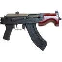 Century International Arms Micro Draco, Semi-Automatic AK Pistol, 6.25\" Hammer Forged Barrel, Russian Red, Rear 1913 Rail, 30 Round Magazine - HG2797PR-N - Century International Arms