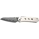 Civivi Vision FG Folding Knife, Reverse Tanto 3.54\" Damascus Blade, Ivory G10 Handle, Superlock C22036-DS1. - Civivi Knives