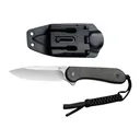 Civivi Elementum C2105B Fixed Blade Knife, 3.98\" Satin D2 Steel Blade, 4.5\" Dark Green Micarta Handle. - Civivi Knives