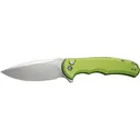 Civivi Knives Praxis Button Lock Folding Knife 3.75\" Nitro-V Blade Lime Green Aluminum Handle - Civivi Knives