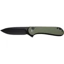 CIVIVI Elementum II Folding Knife, 2.96\" Black Stonewashed Nitro-V Drop Point Blade, OD Green G10 Handle, C18062P-3. - Civivi Knives