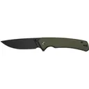 Civivi Merit C24012-2 Folding Knife, 3.28\" 14C28N Black Stonewashed Drop Point Blade, OD Green G10 Handle. - Civivi Knives