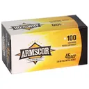 Armscor 50443 45 ACP 230 GR, Brass Cased, Boxer Primed, Reloadable, FMJ - Value Pack - 100 Round Box - Armscor