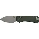 CIVIVI Baby Banter 2 Folding Knife, Nitro-V 2.34\" Drop Point Blade, Green Canvas Micarta Handle, C23074-3. - Civivi Knives