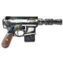 Battle Arms Development BAD-SOLO-BLASTER Solo Blaster 10+1 5.38\" Silver Optic Ready Slide, 3-Tone Battle Worn Frame, Wood Grip, Custom Muzzle Device - Battle Arms
