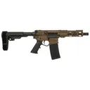 Wise Arms WA-15B 7.5-556-SBA3-MNB Semi-Auto Pistol, 5.56 NATO/.223 Rem, 7.5\" Barrel, 30+1, Billet Receiver, Midnight Bronze Cerakote, SBA3 Brace - Wise