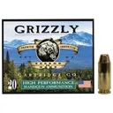 Grizzly Ammo 10mm Auto 200gr Full Metal Jacket Flat Point Brass Case 20 Rounds (GC10CM2) - Grizzly