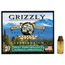 Grizzly Ammo GC380A2 380 ACP 90gr Jacketed Hollow Point 20 Round Box Brass Case - Grizzly
