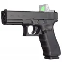 Glock 17 Gen 4 9mm - 4.49\" Barrel, Modular Optic System, Accessory Rail - 17rd Magazine - USA MADE - GUG1750203MOS - Glock