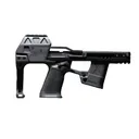 FLUX DEFENSE Raider X, P320 Micro PDW Chassis, Deployable Brace, CHASSIS ONLY (FCU/SLIDE NOT INCLUDED), Black - Flux Defense