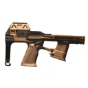 FLUX DEFENSE Raider X, P320 Micro PDW Chassis, Deployable Brace, CHASSIS ONLY (FCU/SLIDE NOT INCLUDED), Flat Dark Earth - Flux Defense