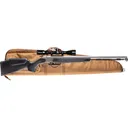 CVA PR2050SSCP Optima Scope Package 26\" Stainless Fluted Barrel, Drilled & Tapped Stainless Steel Receiver, Fixed Black Synthetic Stock, Konus 3-9x40mm BDC, Rifle Case, Aerolite Bullets - Connecticut Valley Arms