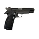 Used Surplus French MAC 50 M1950, 9MM Semi-Automatic Pistol, 4.5\" Barrel, Polymer Grips, 2 - 9 Round Magazines, Holster, C&R Eligible - Good Condition - France