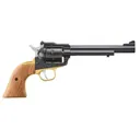 Ruger Super Wrangler, 6 Shot, 5.50\" Hammer Forged, Midnight Blue Cerakote Barrel & Frame, Brass Cerakoted Trigger Guard w/ Wood Grips Revolver - 2060 - Ruger