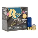 Rio Star Team EVO 12 Gauge 2-3/4\" 1-1/8 oz #7.5 Lead Shot 25 Rounds Brass-Plated Steel Case ST3275 - Rio Ammo
