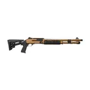 GFA GFORCE GF4 12 Gauge 18.5\" Barrel Black Bronze Aluminum Forend 5-Round Capacity Pump-Action Shotgun - G-Force