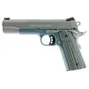Colt Competition 9mm 5\" Stainless Steel Titanium Blue Blemished 1911 Pistol - Minor Cosmetic Blem - Colt Defense