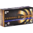 Federal Premium Law Enforcement Tactical HST .40 S&W, 180 GR, Jacket Hollow Point - 50 Round Box - P40HST1 - Federal Ammunition