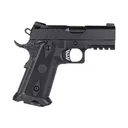 Girsan Witness 2311 Brat 395034 Pistol 9mm 3.4\" Barrel 17rd Single Action Steel Frame Black Ambi Safety Extended Beavertail Accessory Rail - Mke Firearms
