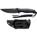 Civivi Stormridge Fixed Blade Knife Black Stonewashed Nitro-V Steel 3.92\" Blade Black G10 Handle. - Civivi Knives